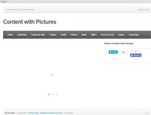 Tablet Screenshot of contentwithpictures.com